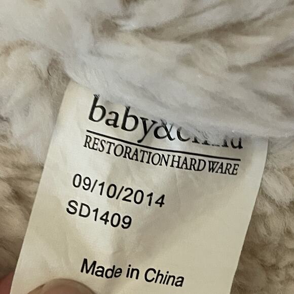 Restoration Hardware Baby & Child Robe Sherpa Lined Gender Neutral - Picture 8 of 10